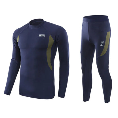 Winter Top Quality Thermal Underwear Men Underwear Sets Compression Fleece Sweat Quick Drying Thermo Underwear Clothing