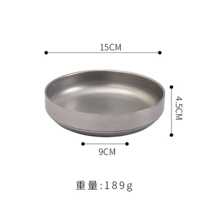 304 Stainless Steel Salad  Seasoning Bowl Set - Retro Tableware 2025