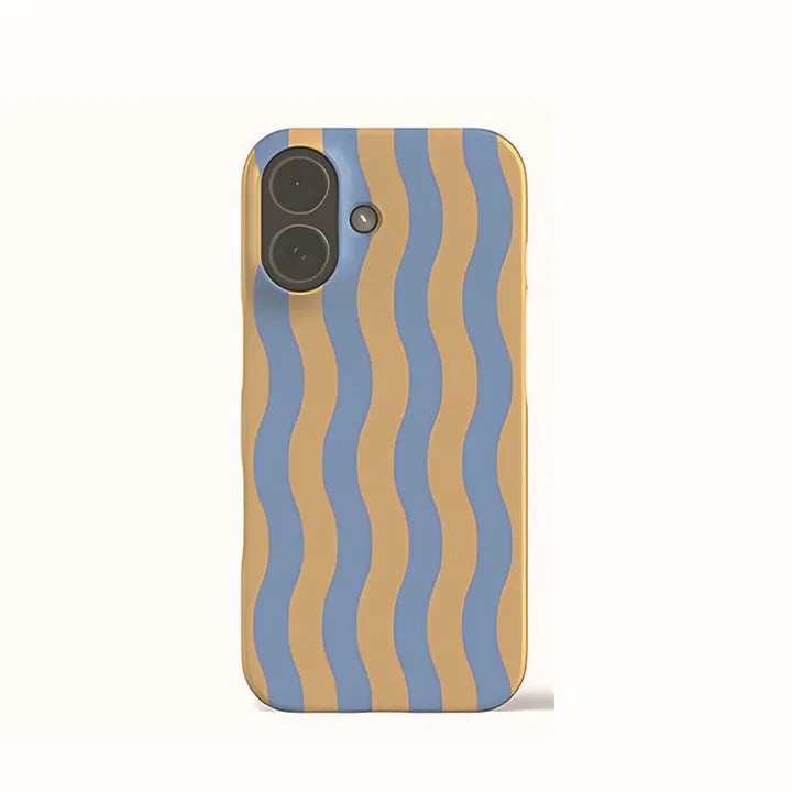 Colorful Stripes Phone Case for iPhone 17 16e 16 15 14 13 12 11 X XS XR XSMAX 7 8 Air Pro Max Plus Luxury Double-layer