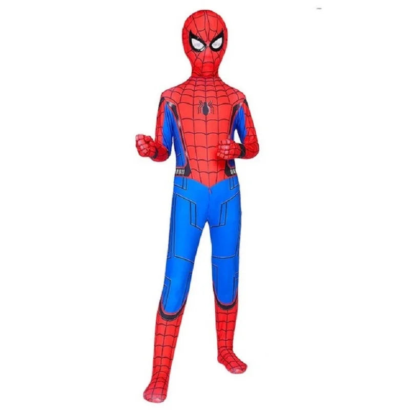 Superhero Spiderman Costume Set - Iron Miles Venom Bodysuit for Halloween  Christmas Cosplay