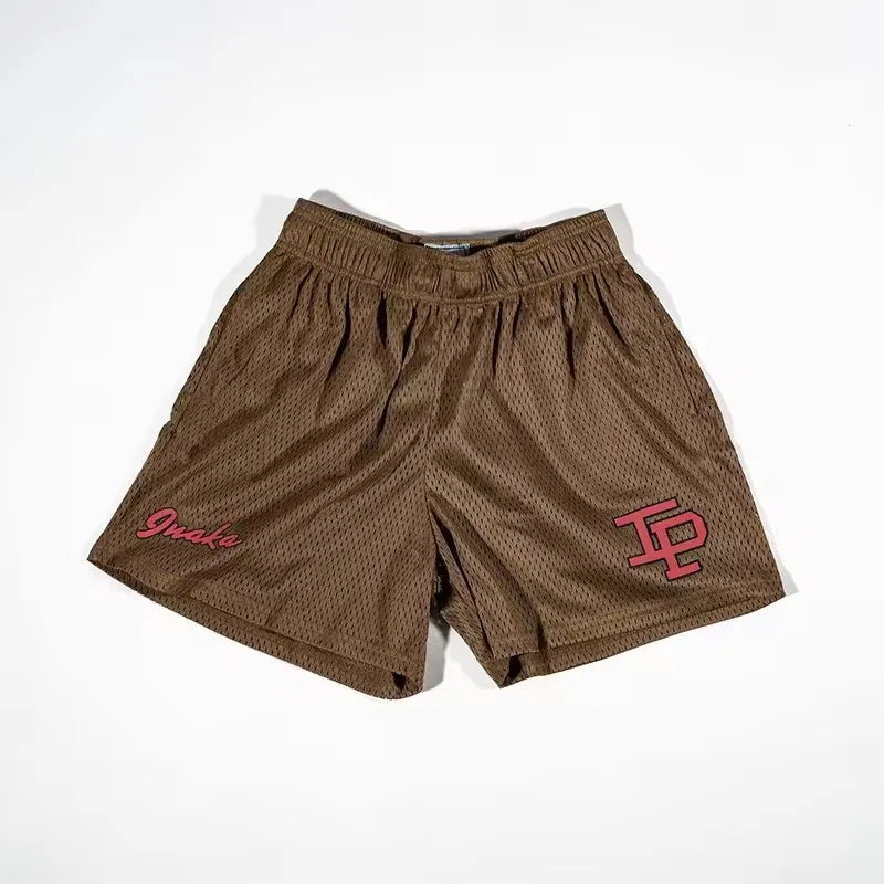 2026 NEW INAKA IP Men shorts Classic GYM Basketball Workout Mesh Shorts Summer casual shorts gym sports quick dry shorts men