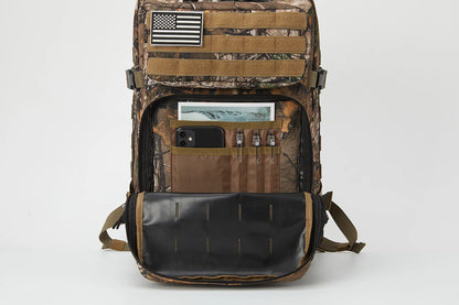 45L Tactical Backpack - Large Capacity Outdoor Hiking  Camping Bag for Men  Women