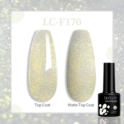 Gel Nail Polish - LILYCUTE UV Gel Varnish 7ML | Soak Off, Long Lasting Colors
