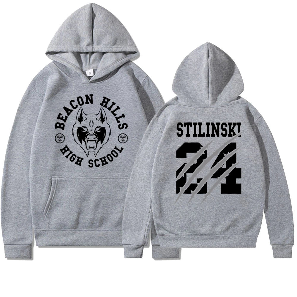 Teen Wolf Stiles Stilinski 24 Hoodie MCCALL 11 Fashion Print Streetwear Men Women Sports Sweatshirts Hoodie Harajuku Clothing