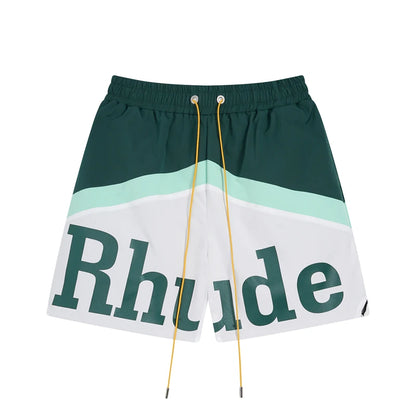 High Quality Streetwear Multi-color Rhude Beach Shorts Men Women Loose Breathable Casual Shorts