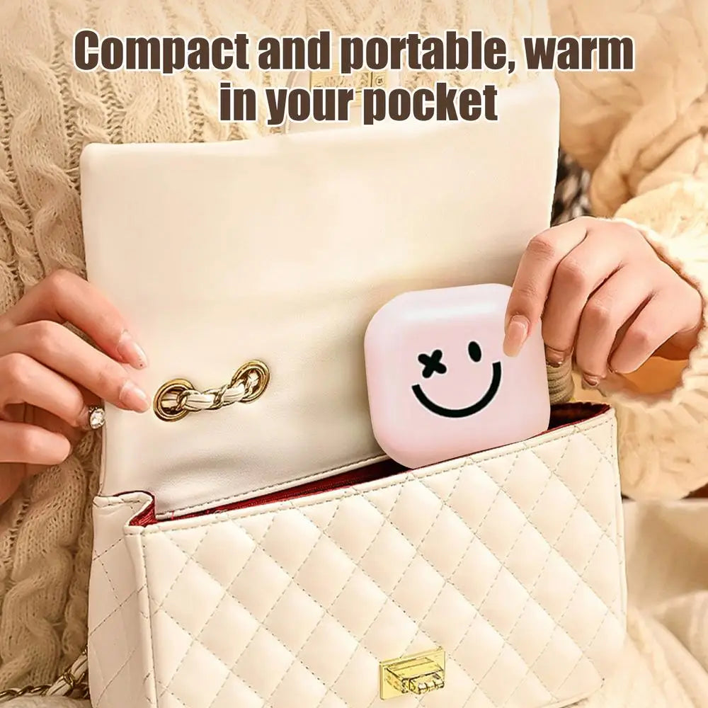 Hand Warmer Portable Mini USB Charging Rechargeable Cute Girl Electric Hand Warmers for Christmas Gifts Winter supplies