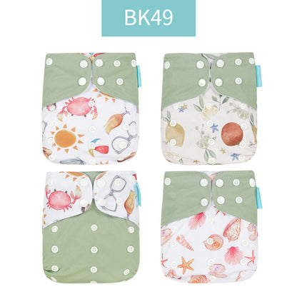 Washable Pocket Diaper – Adjustable Reusable Baby Diaper Cover | Absorbent Ecological Nappy