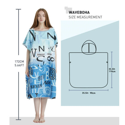 Surf Poncho Towel Poncho Quick-Dry Towel Hoodie Microfiber Beach Robe Changing Poncho Swim Towel Beach Poncho For Adults (A12)