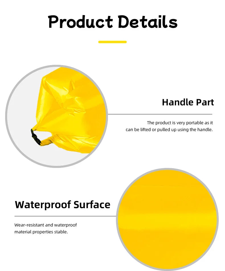 Portable Air Sofa Waterproof Fast Inflatable Lounger for Beach Camping Picnic Lightweight Durable Lazy Couch with Carry Bag