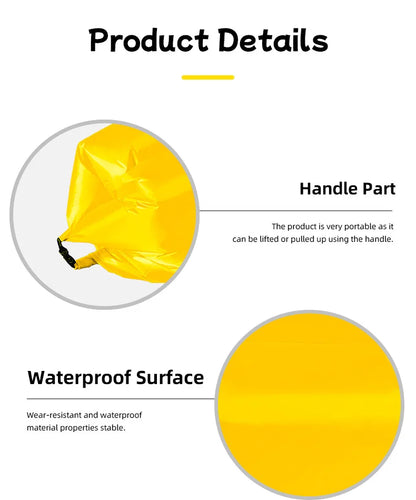 Portable Air Sofa Waterproof Fast Inflatable Lounger for Beach Camping Picnic Lightweight Durable Lazy Couch with Carry Bag