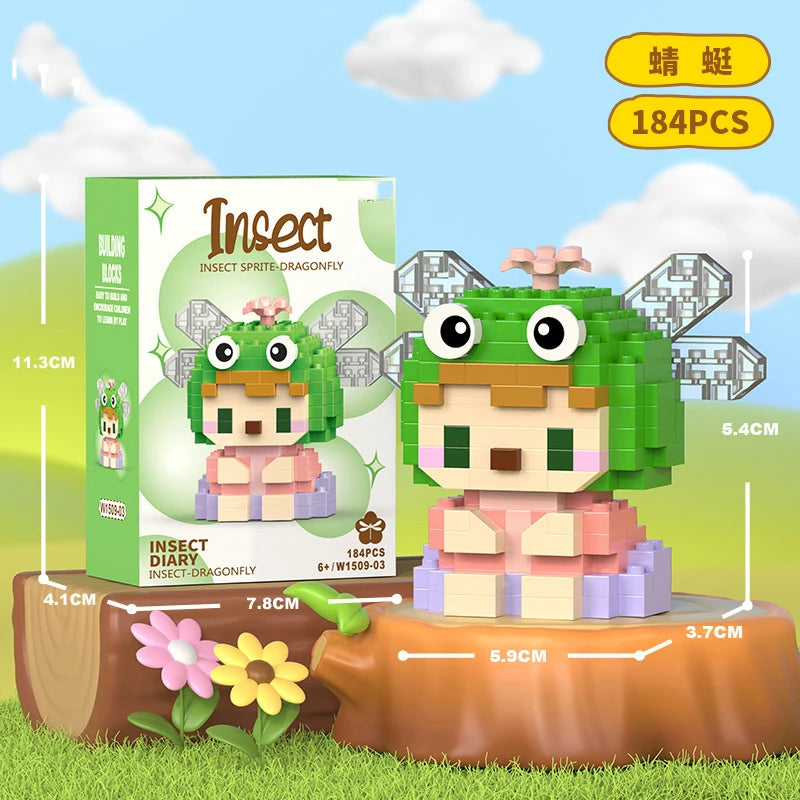 Micro Building Blocks - Creative Animal Brick Set | DIY Mini Construction Toys Kit