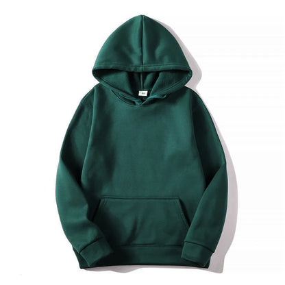 Men's Hoodies - Casual Fleece Hoodie With Hooded Sweatshirt, Regular Fit Pullover