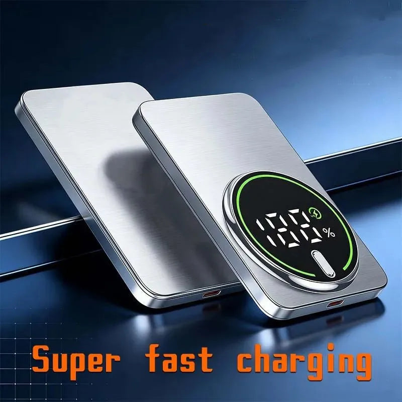 Magnetic Power Bank 10000mAh Wireless Powerbank 20W Slim Portable Battery Charger for MagSafe iPhone 17 16 15 14 13 12 Samsung