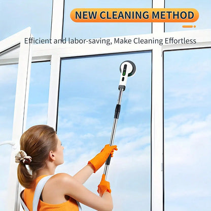 9 In 1 Electric Spin Scrubber Cordless Waterproof Cleaning Brush Multifunctional Tile Floor Tub Bathroom Kitchen Household Tool