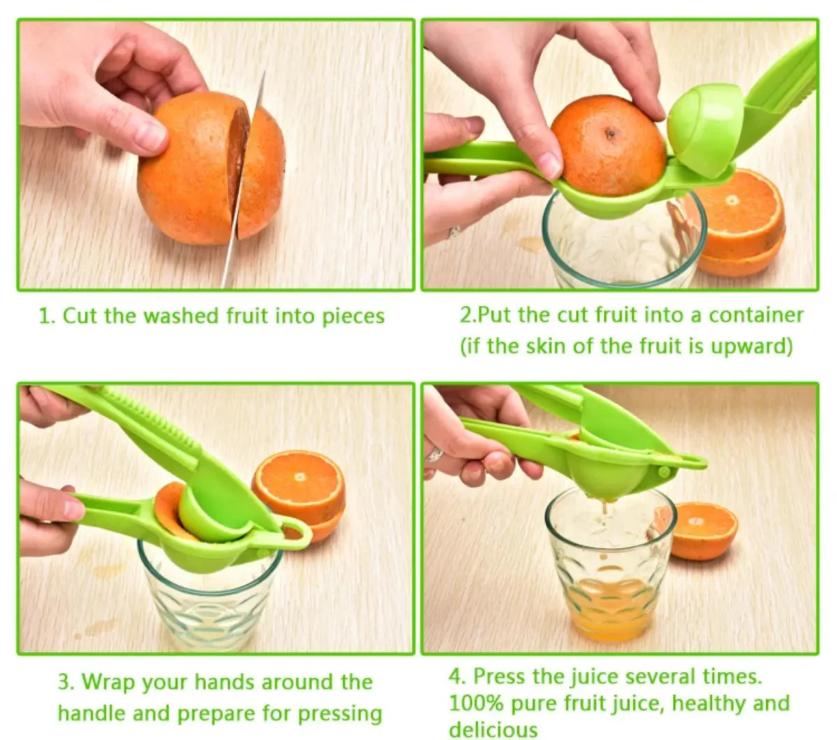 Manual Lemon Juicer Clip – Portable Citrus Squeezer