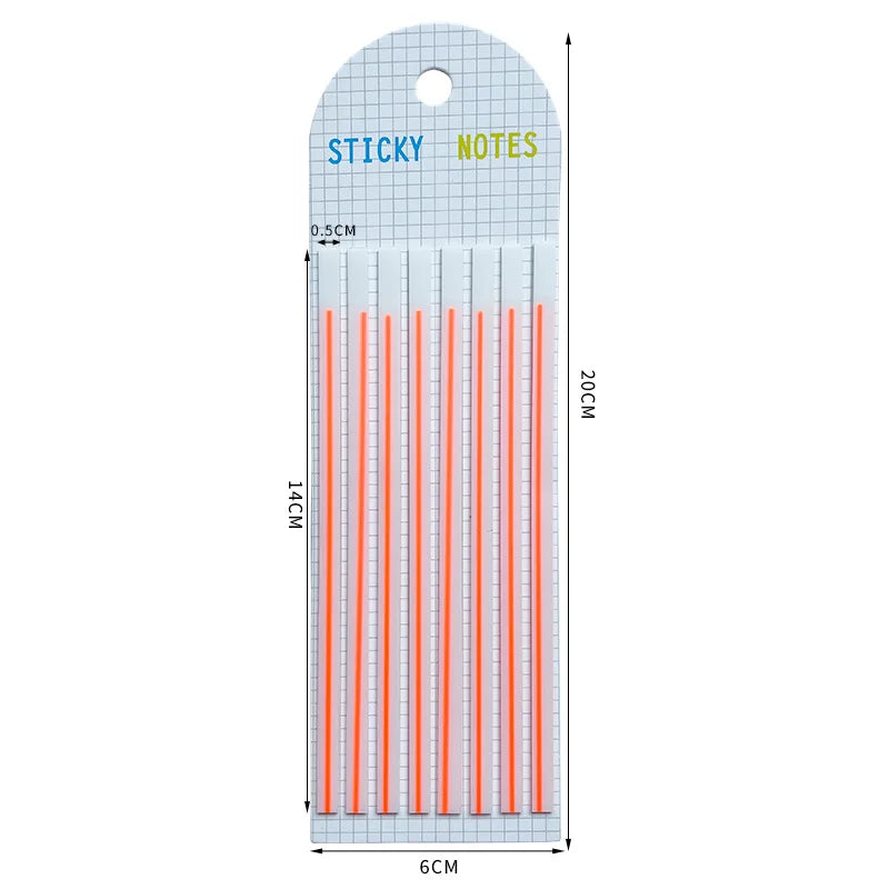 160 Sheets Transparent waterproof Mark Line Index Memo Pad Sticky Notepads Paper Sticker Notes School Supplies Stationery