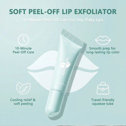 Gentle Peel Off Lip Mask Exfoliator Deep Nourishing Lip Care Soothes Dry Chapped Lips Make Daily Lip Treatment for All Skin Type