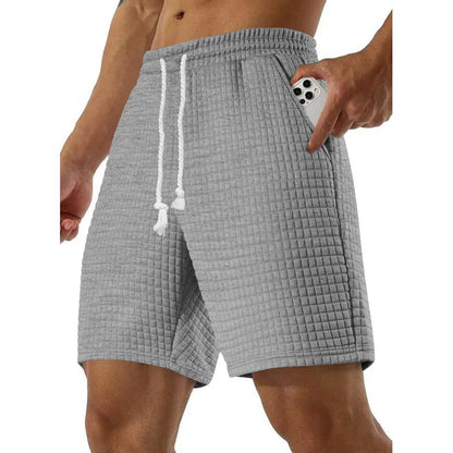 Men's Casual Shorts - Summer Lightweight Drawstring Baggy Fitness Pants