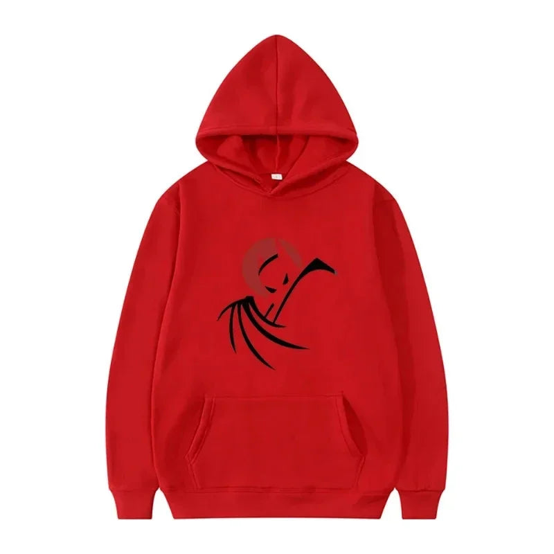 Bat anime printed men's hoodie high-quality casual and fashionable hoodie versatile Y2K trendy sweatshirt