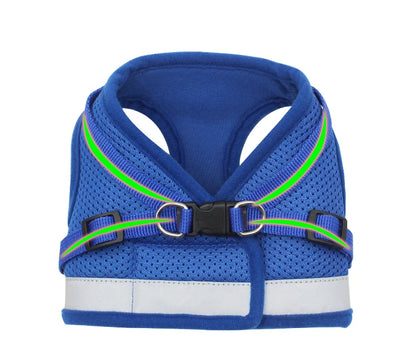 Dog Harness Leash Bulldog Vest Style Summer Reflective Puppy Harnesses Teddy Pet Supplies Breathable Rope Small Dog Collar Corgi