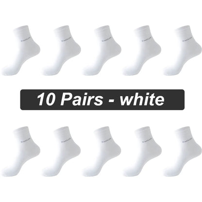 Bamboo Fiber Socks Men Casual Business - Anti Bacterial Breathable Knit Ankle Socks
