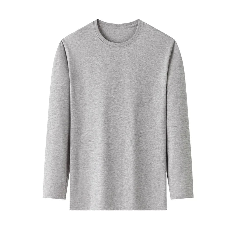 Men's Long Sleeve T-Shirt - Cotton Casual Tee | Breathable Summer Wear