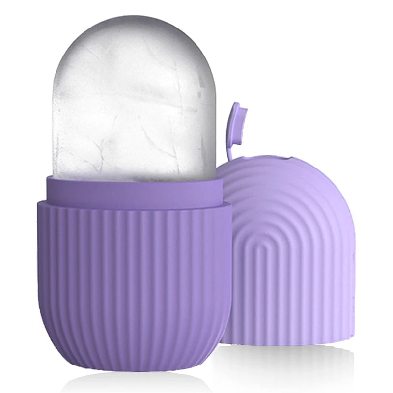 Silicone Ice Cube Trays Facial Eye Roller Ice Ball Beauty Face Lifting Massager Contouring Reduce Acne Skin Care Tool Reusable