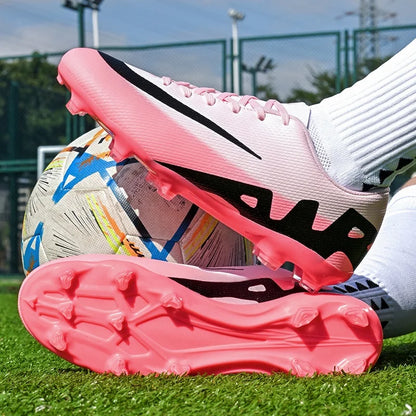 Men Soccer Shoes - Breathable Training Soccer Boots | Rubber Outsole Cleats
