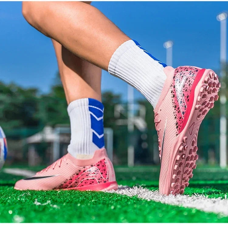 Professional Football Boots – Ultra-Light Soccer Cleats For Men & Women | Non-Slip Grass Shoes
