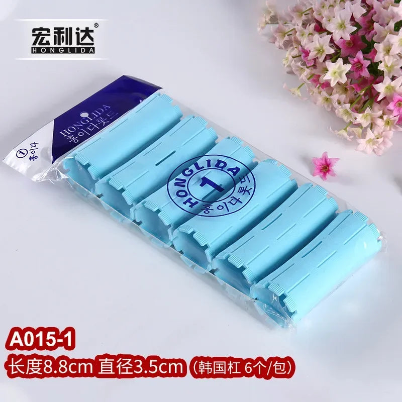 Heatless Hair Curler With Plastic Perm Rods - Foam Rollers For Soft Curls & Volume Styling