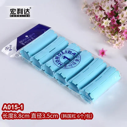 Heatless Hair Curler With Plastic Perm Rods - Foam Rollers For Soft Curls & Volume Styling