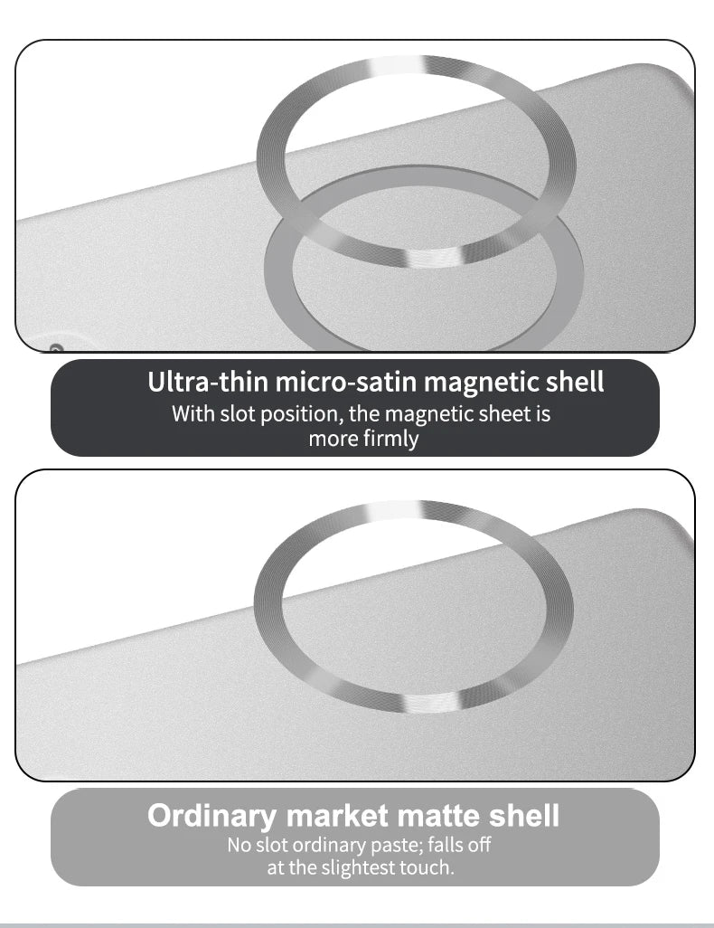 Ultra Thin Metallic Paint Magnetic Case For Samsung Galaxy S26 Ultra S25 S24 S23 Plus S22 Frameless Cooling Hard PC Cover Funda