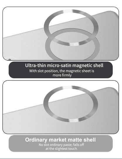 Ultra Thin Metallic Paint Magnetic Case For Samsung Galaxy S26 Ultra S25 S24 S23 Plus S22 Frameless Cooling Hard PC Cover Funda