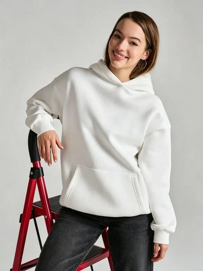 Women NEW YORK Brooklyn Letter Print Hoodie Oversized Loose Hooded Sweatshirt The Empire City Casual Streetwear Men Pullover Top