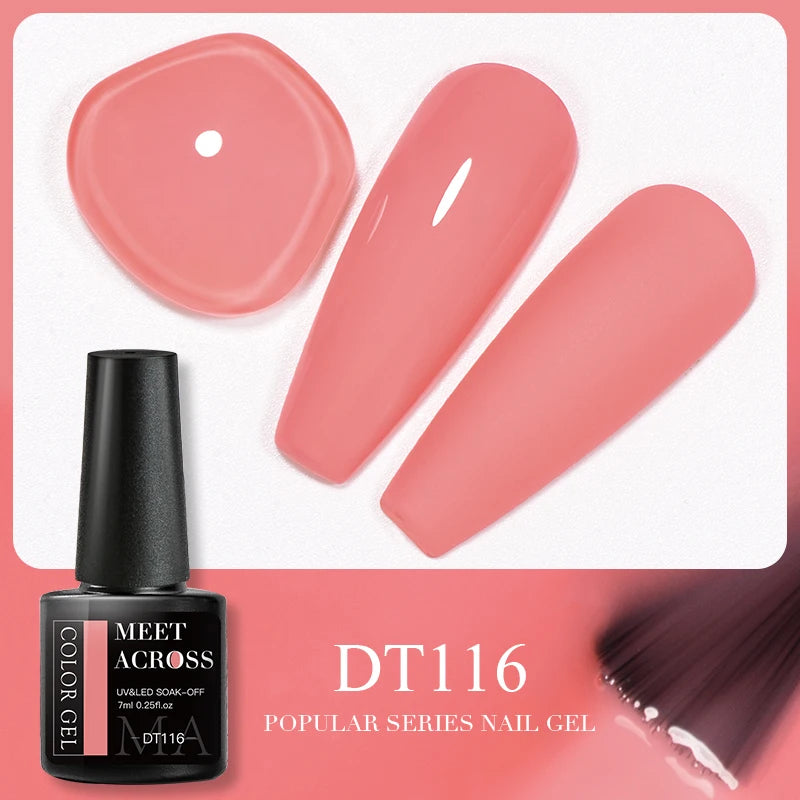 Pink Dried Flower Gel Nail Polish - Natural Flower Fairy Art Soak Off UVLED Varnish