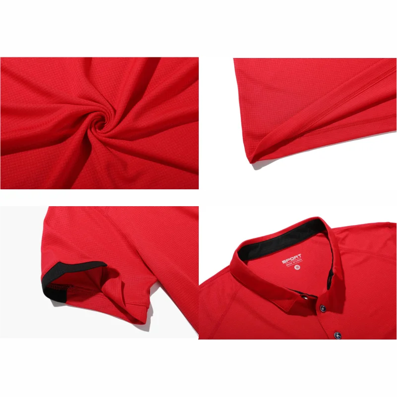 Men's Quick-Dry Polo Shirt – Breathable Golf & Sports Jersey (8 Colors)