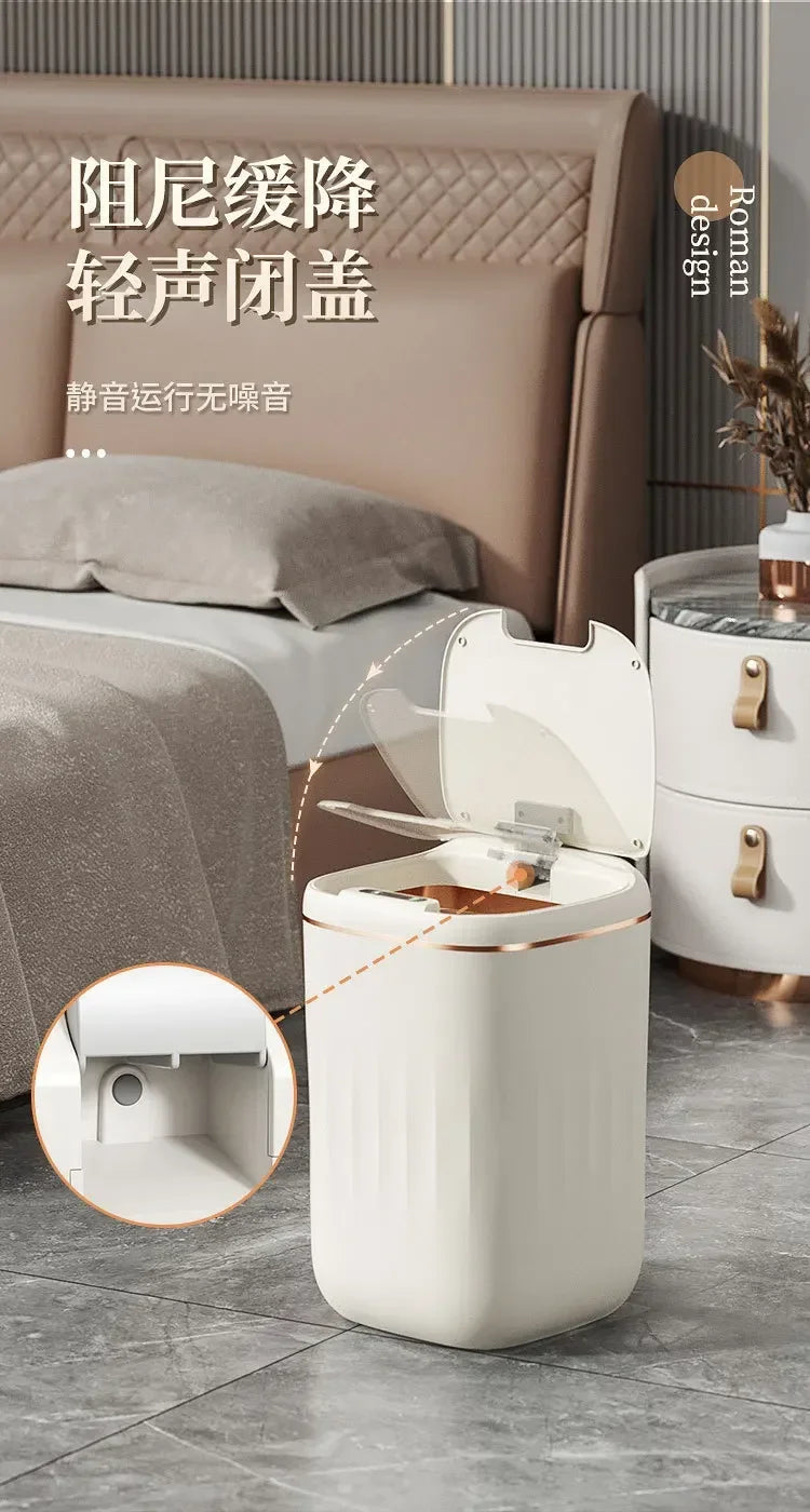 20L Smart Sensor Trash Can - Waterproof Large Capacity Kitchen  Bathroom Bin