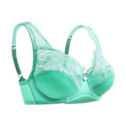 New Fashion Bras For Womens Lingerie BH Top Female Lace Bra Underwire Plus Size Brassiere Sexy Underwear B C D DD E F Cup