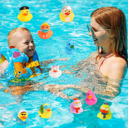 Fun Rubber Duck Swimming Pool Bathroom Toy, Floating Toy, Suitable for Swimming Pools and Beaches, Suitable for Birthday Gifts