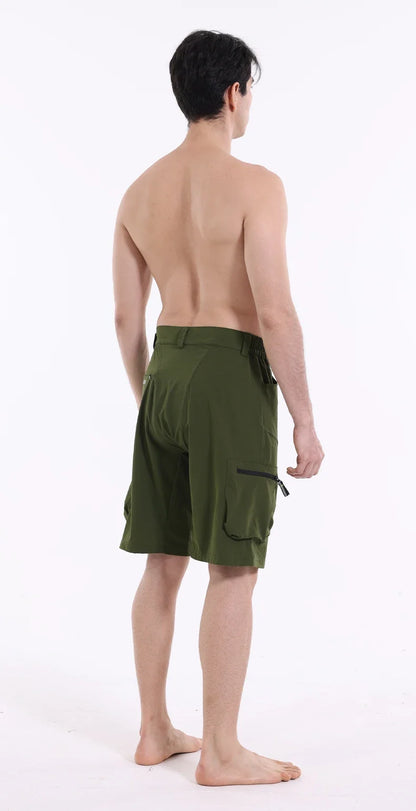 Mountain Bike Shorts – Breathable Multi-Pocket Cycling Shorts with Elastic Waistband