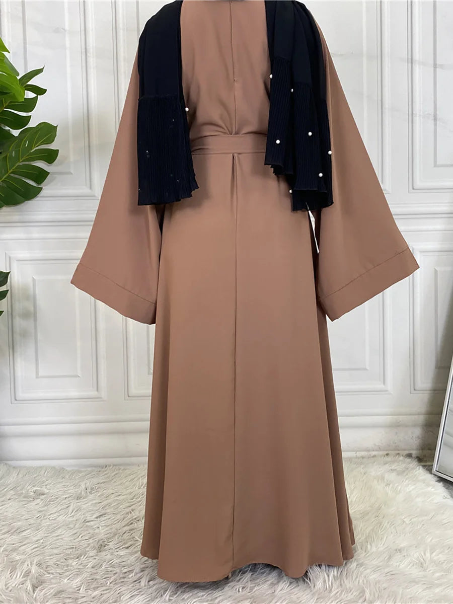 Modest Abaya Dress Ramadan Kaftan For Women | Elegant Muslim Maxi Robe