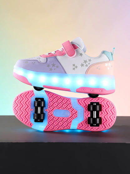 Upgraded fashionable children's and teenagers' walking shoes enhance stability, detachable dual-use sports
