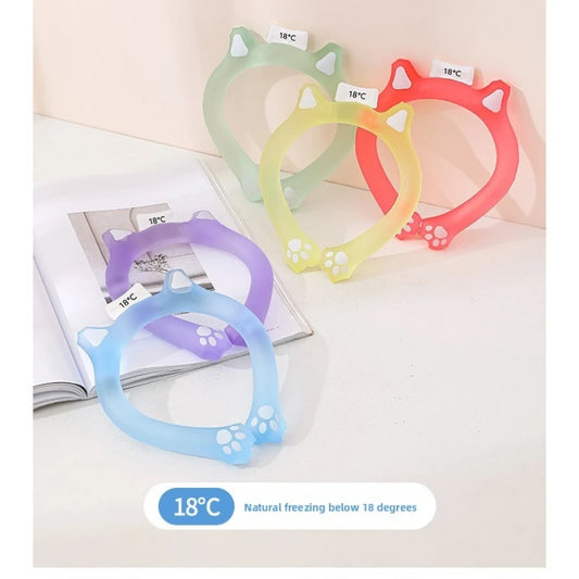 18 ° summer cool collar outdoor sports cooling ring simple and practical PCM cool neck ring cooling and heat prevention tools