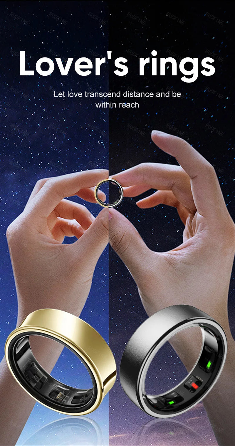 R10 Monitoring Ring For Galaxy Qring Heart Rate Monitor More Precise Stainless Steel Wireless Charger Products 2025 New Couples