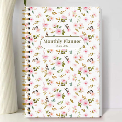 2026-2027 A5 Weekly & Monthly Planner – Jan 2026 to Dec 2027 Spiral Organizer with Calendar & Notes, School & Office Supplies