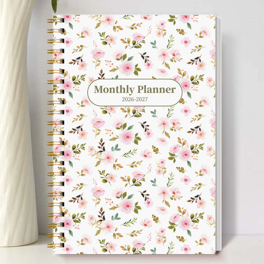 2026-2027 A5 Weekly & Monthly Planner – Jan 2026 to Dec 2027 Spiral Organizer with Calendar & Notes, School & Office Supplies