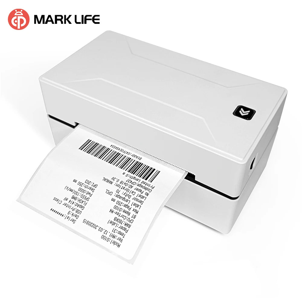Marklife D100 Thermal Shipping Label Printer Compatible With PC And Smartphone Shipping Labels Barcode Label Thanks Labels Jar