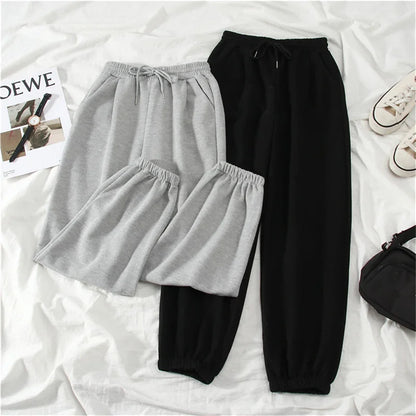 Hot Sales Gray Men Women Sweatpants Autumn New Baggy Fashion Oversize Sports Pants Black Winter Joggers Streetwear Trousers
