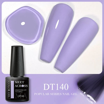 Pink Dried Flower Gel Nail Polish - Natural Flower Fairy Art Soak Off UVLED Varnish