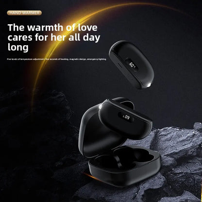 Mini 2-In-1 Magnetic Detachable Hand Warmer Charging Heat Pack Cute Gift For Girlfriend And Best Friend